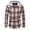 Khaki, variant on Fall Fashion Shirts for Men 2023 Clearance, Men's Slim Fit Stretch Plaid Hoodie Long Sleeve Drawstring Flannel Shirt Jackets Casual Button Down Shacket Jacket