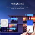 thumbnail image 3 of 2-Way WiFi Switch Relay Module 16A Wireless On/Off Device Dual Control Light Switch Remote Control Tuya APP Device Sharing Voice Control Smart Circuit Breaker Countdown/Timing Function Group Control, 3 of 9