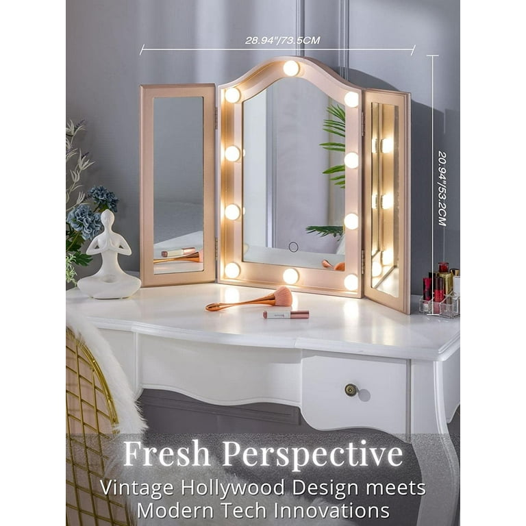 Tri Fold Bathroom Mirror