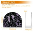 thumbnail image 4 of Yayeee Napkin Holder for Table Kitchen Paper Tissue Organization, Light Purple Flowers, 4 of 8