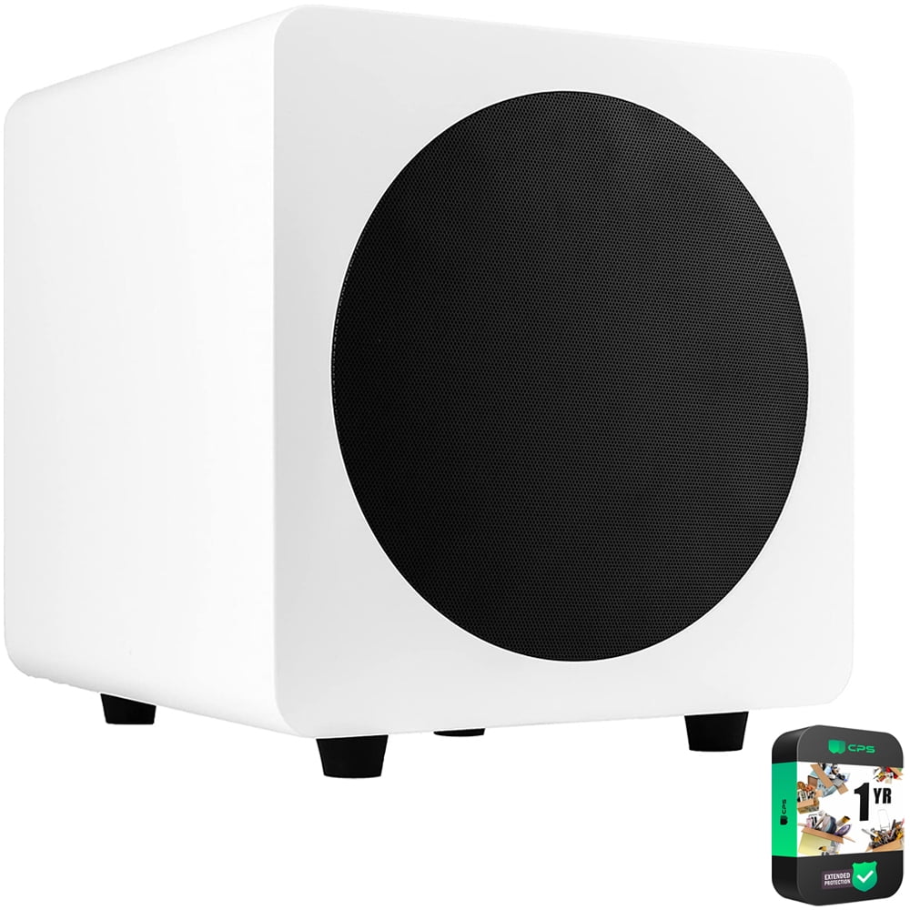 Kanto Sub8 Matte White 8 Inch Powered Subwoofer Walmart Com