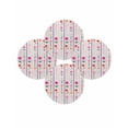 thumbnail image 7 of 15 Inch Round Placemats Set of 4, Purple Pink Spring Floral Non Slip Heat Insulation PP Table Mats, Colorful Summer Flowers Botanical Washable Place Mats for Kitchen Dining Party Table Decor, 7 of 7