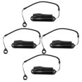 thumbnail image 1 of IDEANATEGRATE 4Ud Lanyard Negro Para Fijar Bolígrafos Y Stylus Con Anillos De Silicona Duraderos, 1 of 8