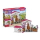 thumbnail image 1 of Playset Schleich Horse Club Stall con caballo y perro, 32 piezas para niños mayores de 5 años, 1 of 6