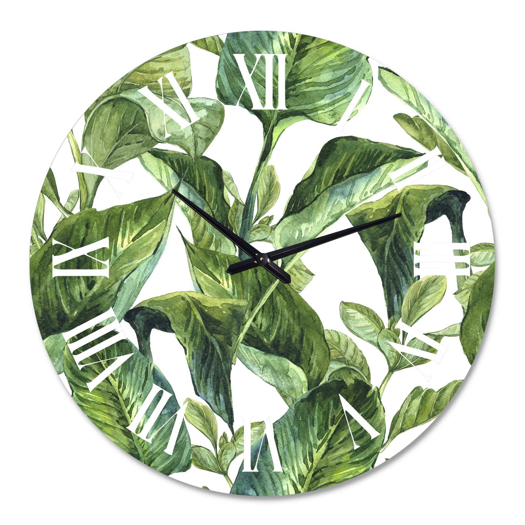 Designart 1 in Tropical Wall Clock