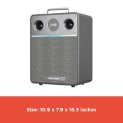 RadioShack 110W Wireless Speaker with Bluetooth, LED Light Effects, Bass and Echo Controls, USB and AUX Input, Guitar and Microphone Ports, Model 4001986