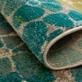 thumbnail image 5 of Rugs.com Azalea Collection Rug – 5 Ft Round Blue Medium Rug Perfect For Kitchens, Dining Rooms, 5 of 6