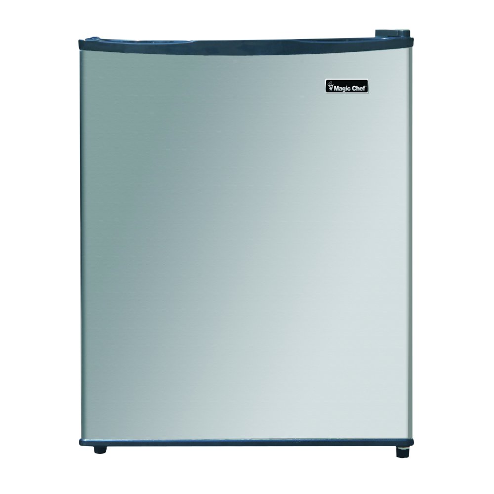 Magic Chef Energy Star 2.4 Cu Ft Mini Fridge, Stainless Steel Door