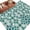 Blue, variant on Sage Green Round Area Rug 5Ft Washable Circle Rugs for Living Room Bedroom, Retro Abstract Morocco Geometric Texture Non-Slip Carpet Floor Mats Indoor Outdoor Carpet Runner Aesthetic Home Decor