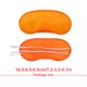 thumbnail image 3 of Jumpingount Sombra de ojos Flexible Simple Transpirable Fácil de usar Venda para los ojos Práctico al aire libre Útil Cubre ojos para dormir Naranja Type3 Jumpingount AP009071-14, 3 of 6