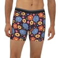 thumbnail image 2 of Disketp Leaves Flower Men's Boxer Briefs Men’s Underwear Boxer Briefs for Men, 2 of 7
