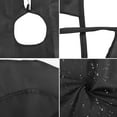 thumbnail image 5 of 2Pcs Barber Cape, Haircut Cape, Professional Hair Cutting Barber Cape, Waterproof Salon Haircut Gown with Elastic Neckline for Hairdresser, Black, 5 of 7