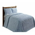 thumbnail image 3 of Better Trends BSRIKIBL Couvre-lit King Rio&44; Bleu - 120 Po, 3 of 3