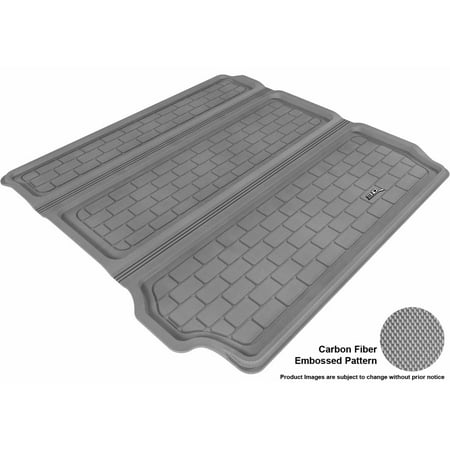 Nissan Pathfinder Cargo Area 3D MAXpider 2005-2012 Nissan Pathfinder All Weather Cargo Liner in Gray with Carbon Fiber Look ()