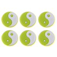 thumbnail image 1 of 6pcs / pack Amortiguadores de vibraciones Raquetas de Squash Sunnimix Verde, 1 of 7