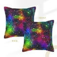 thumbnail image 3 of Bingfone Decorative Pillow Covers 18"X18" Bright Universe Couch Pillow Cases Modern Farmhouse Covers For Couch Sofa Bed, 3 of 9