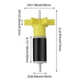 thumbnail image 3 of Jaune 16mm Roue Rotor Rechange Aquarium Filtre Partie-----------------------------------------------------------------------------------------------------------------------------------------------------------------------------------------------------------------------------------------------------, 3 of 3