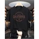 thumbnail image 2 of Men'S Casual Crew Neck T-Shirt with California Lettering, Slight Stretch, Summer Short-Sleeve Tee, Fashionable Print Design, Regular Fit - 180gsm, 2 of 7