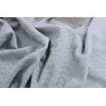 thumbnail image 2 of BELIZZI HOME 100% Cotton Bed Blanket, Breathable Thermal Blanket Full - Queen Size, Soft Chevron 90''x90'', Perfect for Layering Any All Season, Light Grey, 2 of 6