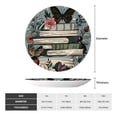 thumbnail image 2 of Disketp Vintage Art Butterfly Flower Ceramic Plate Dinner Plates Bone China Decorative Plates Art Ceramic Ornaments for Wall Hanging Decoration -6in, 2 of 6
