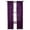 Purple, variant on 2-PC Set MR2 Purple color Rod Pocket Faux Silk Window Curtain Treatment, Set of Two (2) Solid Semi Sheer Panels 55" W x 84" L (Each)