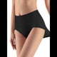 thumbnail image 3 of Ropa Interior Triangular Transpirable de Color Sólido para Mujer, Cintura Alta, Control de Abdomen y Levantamiento de Cadera. Negro XXL, 3 of 9