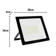 thumbnail image 2 of Reflector ultra delgado LED, 200W, luz cálida,Volteck Basic Volteck 28095, 2 of 4