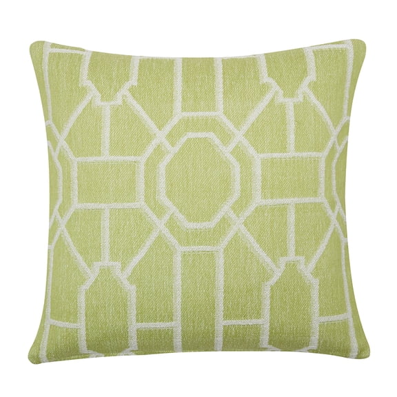 Colonial Williamsburg Trellis Peridot Woven Throw Pillow, 20" x 20"