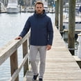 thumbnail image 2 of Youthup Men's 2-in-1 Water-Resistant Hooded Jacket Set - Breathable Fleece Lined Raincoat with Detachable Inner Layer for All-Season Outdoor, 2 of 11