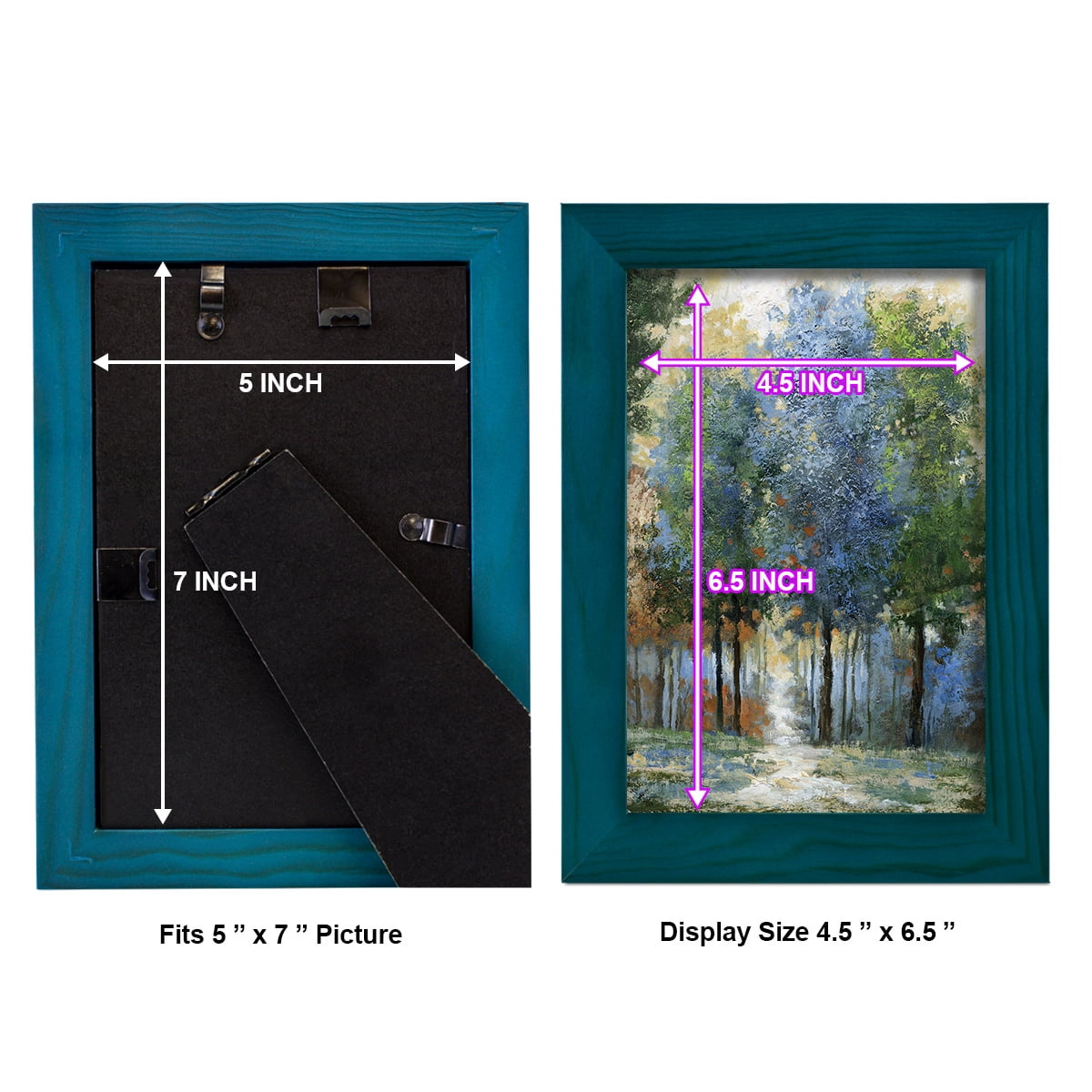 Afternoon Light -Framed Print w/glass-Ocean Blue