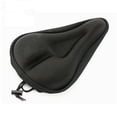 thumbnail image 2 of Cojín acolchado de gel para asiento de bicicleta para hombres y mujeres, asiento extra suave para bicicleta estática compatible con exteriores e interiores Rojo Verde, 2 of 5