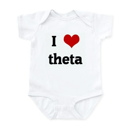 

CafePress - I Love Theta Infant Bodysuit - Baby Light Bodysuit Size Newborn - 24 Months