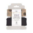 thumbnail image 4 of (2 pack) Love, Laugh, Craft Burlap Ribbon Set, 1.5"W x 3-Yds, Natural/Black Dots, 4 of 18
