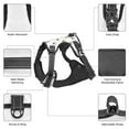thumbnail image 4 of No Pull Dog Harness For X-Large Dogs Easy Walk Dog Vest Adjustable Collars Harnesses & Leashes Set Breathable Oxford Outdoor Walking Safety Reflective Strip Cute French Bulldog Swimming, 4 of 9