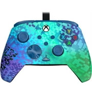 Restored PDP Performance Designed Products 049023GG Rematch Advanced Wired Controller: Glitch Green For Xbox Series X