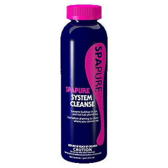 Spa Pure System Cleanse Pint Pipe and Cleaner Water Treatment Spa C005128-CS40P 1 lb