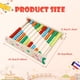 thumbnail image 2 of Ábaco de cuentas de madera para niños pequeños con 100 cuentas para contar, marco de números, ábaco, juguete de aprendizaje de matemáticas, regalo, 2 of 5