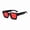 35 sand black red tablets, variant on 2026 Women's Sunglasses Fashionable Russian Versatile Square Frame Unisex