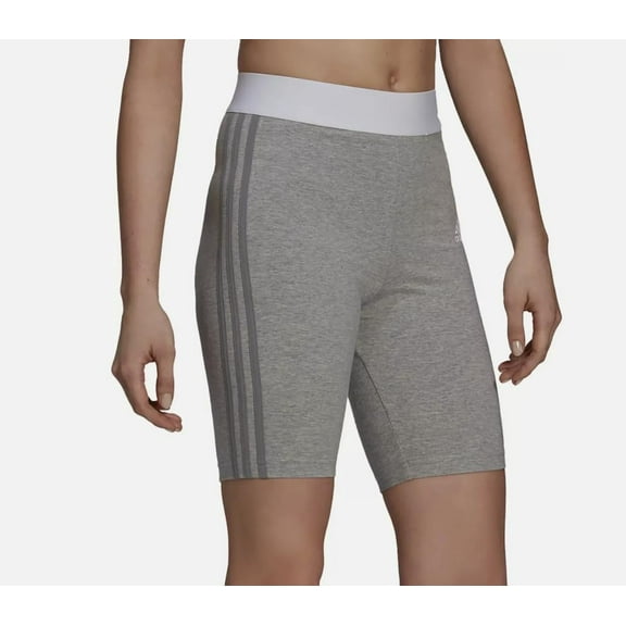 adidas Women's Must Haves 3-Stripes Short Tights/Shorts Grey as1, Alpha, x_s, Regular, Regular