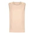 thumbnail image 5 of AherBiu Satin Tank Tops for Women Sleeveless Summer Casual Loose Elegant Ladies Shirts Blouse Camisole, 5 of 7