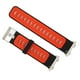 thumbnail image 5 of Correa de reloj deportiva de silicona suave y transpirable para Oppo Watch 2 de 46 mm (negro y rojo), 5 of 14