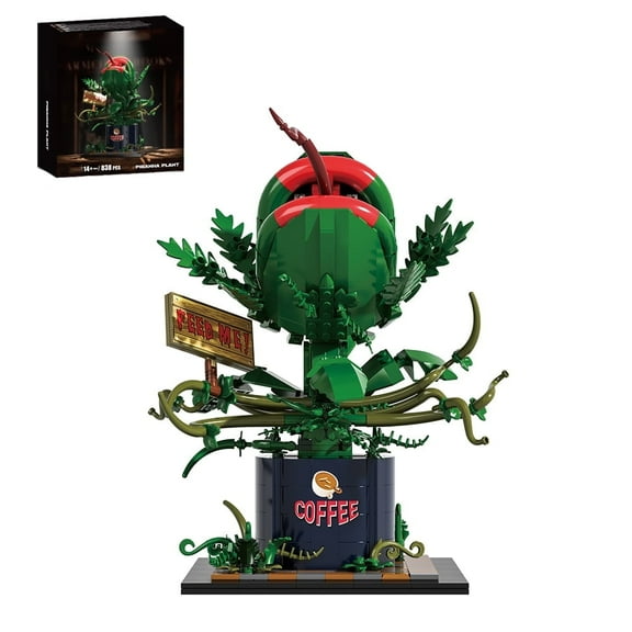SENVOBK Audrey II Building Block Kit Cannibal Flower Building Blocks Toys Little Shop of Horrors Cannibal for Tv Fans Birthday Christmas Gift