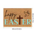thumbnail image 3 of TIELUTT Easter Line Bunny Floor Mat Velvet Happy Easter Velvet Bunny Welcome Floor Mat Fuzzy Blanket Throw Light Weight Blanket Area Rug Set Blanket Throws for Women Lightweight Throw Blanket, 3 of 5
