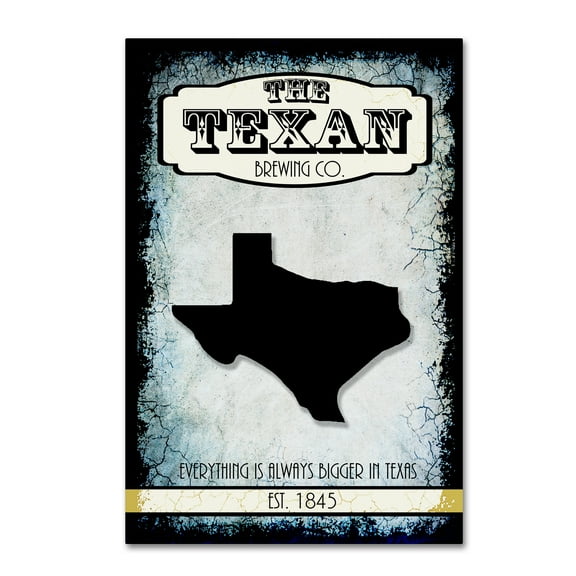 Trademark Fine Art 'States Brewing Co Texas' Canvas Art by LightBoxJournal