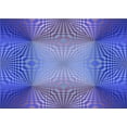 thumbnail image 1 of Ahgly Company Indoor Rectangle Patterned Sky Blue Dress Blue Area Rugs, 2' x 5', 1 of 6