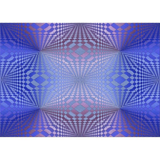 Ahgly Tapis Rectangulaire Lavable en Machine Intérieur Bleu Ciel, 6 Pieds x 9 Pieds