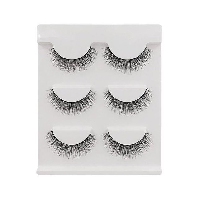 3 Pairs Of Natural Thick New 3D Imitation Mink False Eyelashes 10 Styles