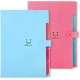 thumbnail image 1 of CHLUA Dossiers Extensibles, Format Lettre/a4, Couleurs Assorties, Lot de 2, 1 of 2
