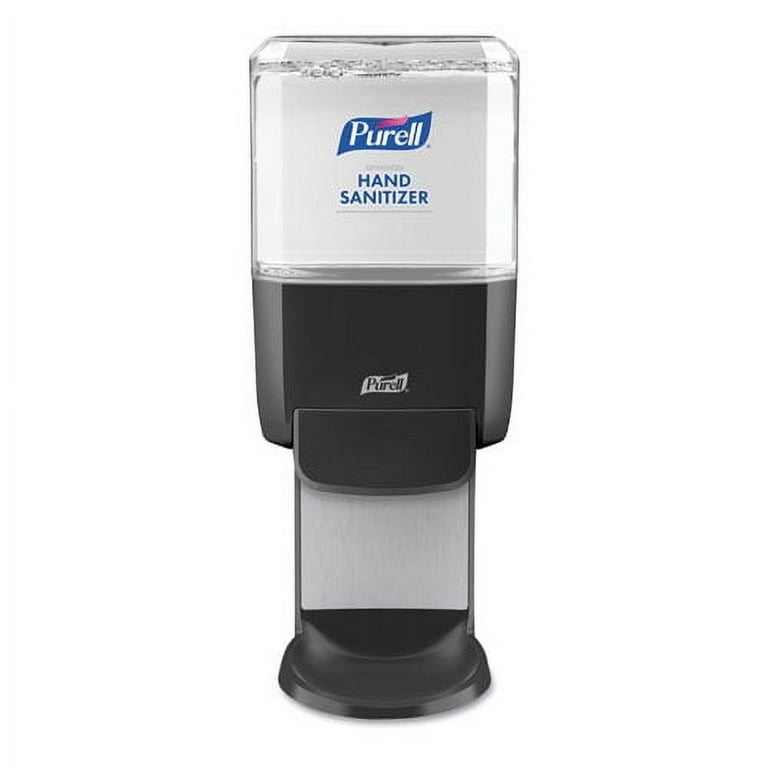 Push-Style Hand Sanitizer Dispenser, 1,200 mL, 5.25 x 8.56 x 12.13, Graphite Push-Style Hand Sanitizer Dispenser, 1,200 mL, 5.25 x 8.56 x 12.13, Graphite