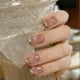 thumbnail image 5 of Uñas postizas cortas y medianas, 24 unidades con diseños para que destaques entre la multitud. Set de uñas adhesivas para mujer. Pegamento para uñas de 1 ml., 5 of 8